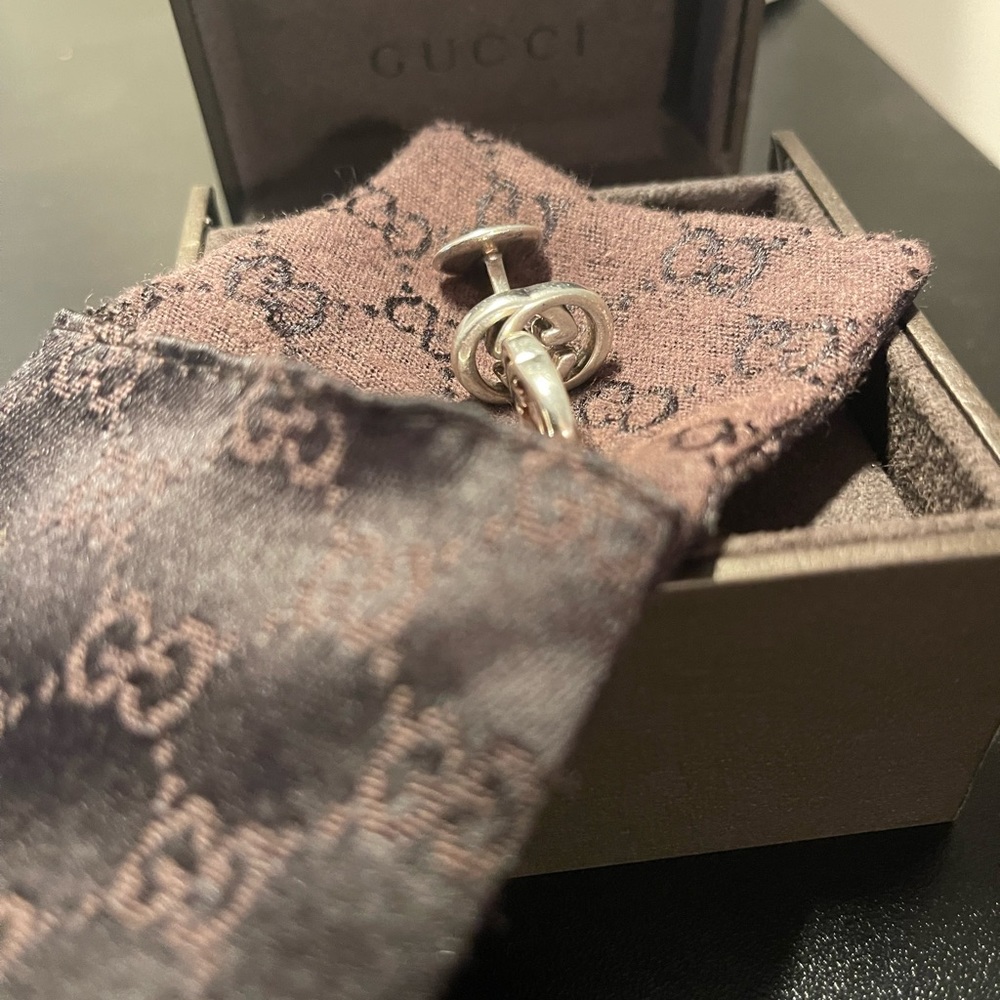 Gg Interlocking Gucci Cufflinks - image 5